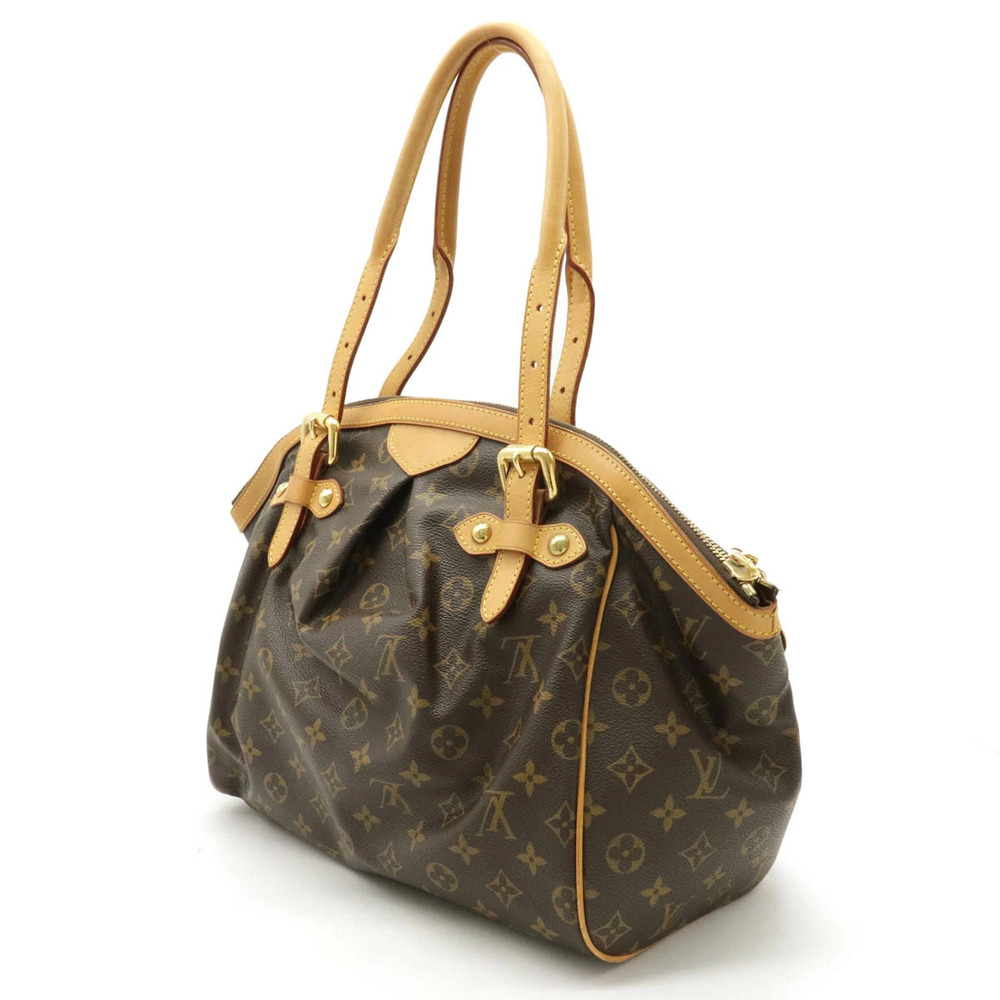 Louis Vuitton Monogram Tivoli Shoulder Handbag Tote Bag Brown